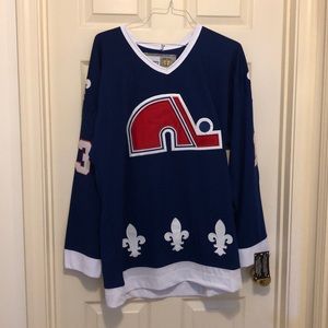 Vintage-style Quebec Nordiques Jersey